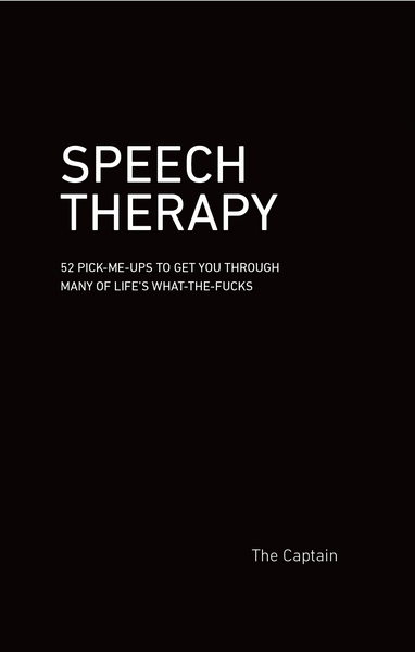 "SPEECH THERAPY" HARDCOVER - SIGNED & PERSONALIZED (PLEASE READ INSTRUCTIONS BELOW)